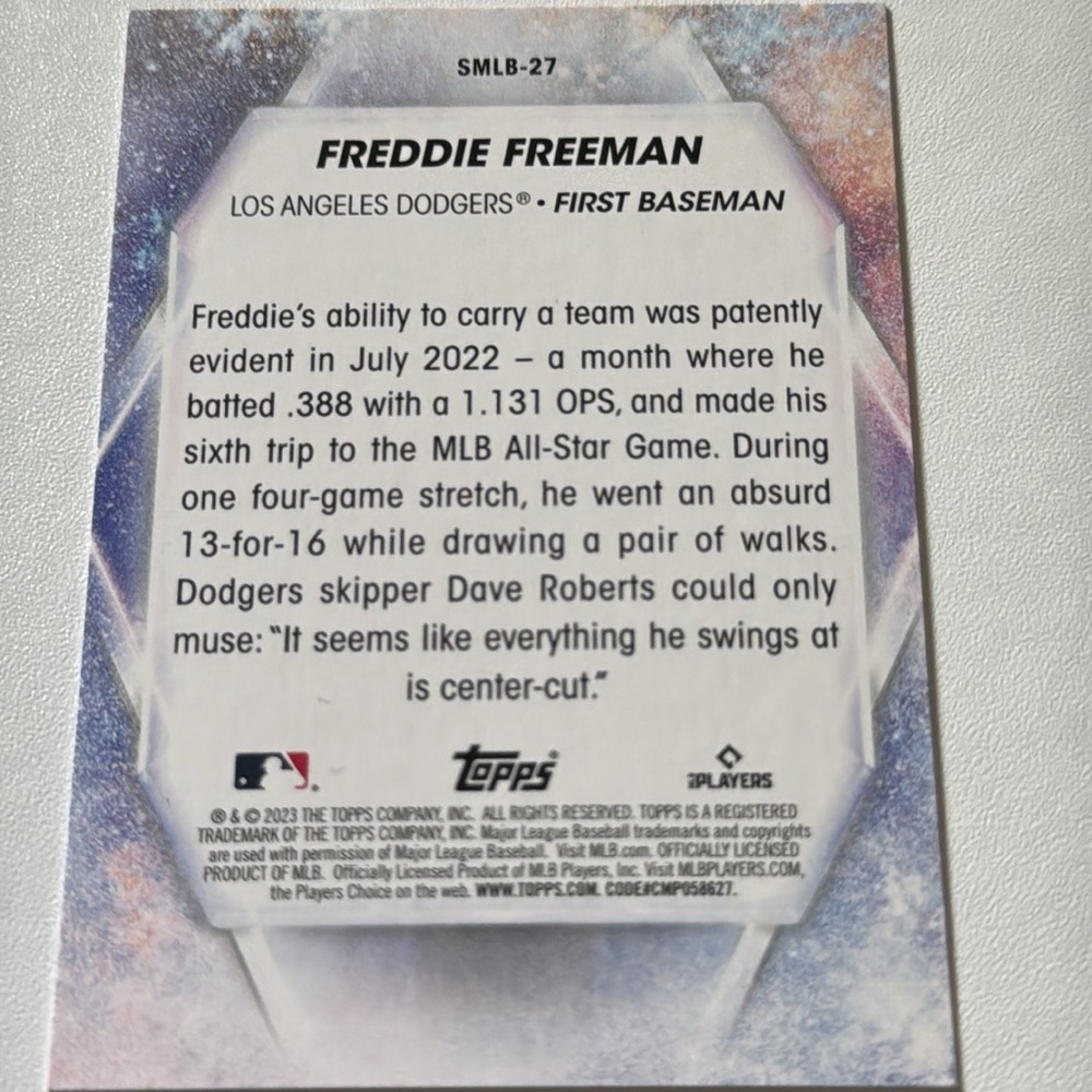 Baseball card - Picture 2 of 2